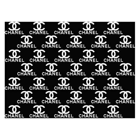 chanel logo a3 print